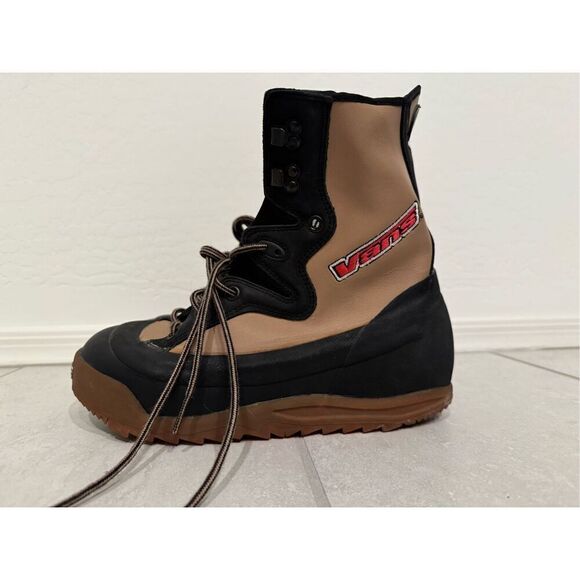 Vans Tan Black Hi-Standard Vintage Retro Style Snowboard Boots Size 8 NWT - Picture 2 of 12